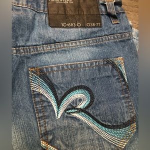 Rare vintage Rocawear  denim Jean shorts by Jay Z